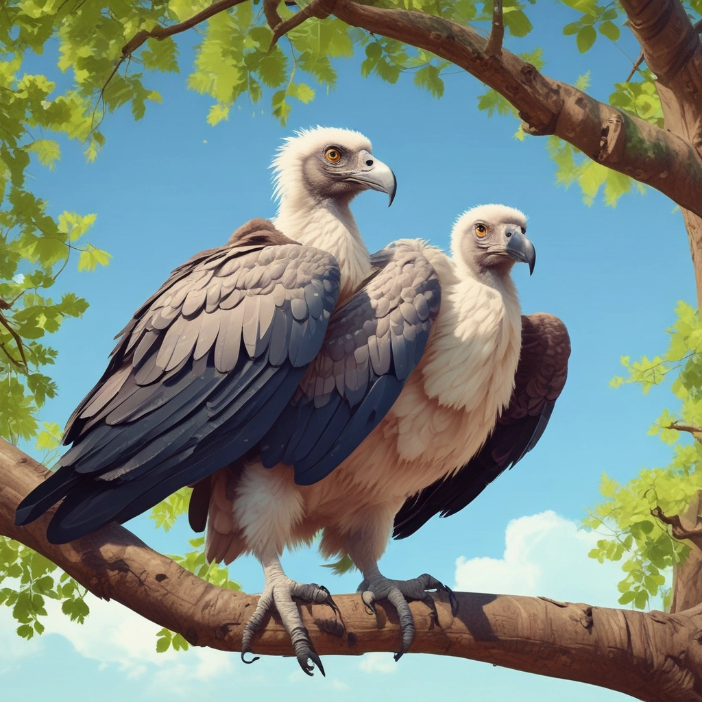 बूढ़े गिद्ध की सलाह (Old Vulture's suggestion) 